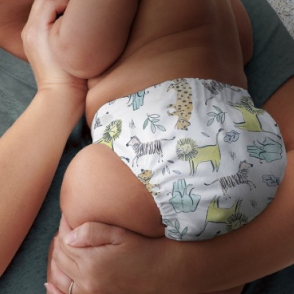 Pampers Pure Hybrid Reusable Cloth Diaper Cover - One Size - Jungle